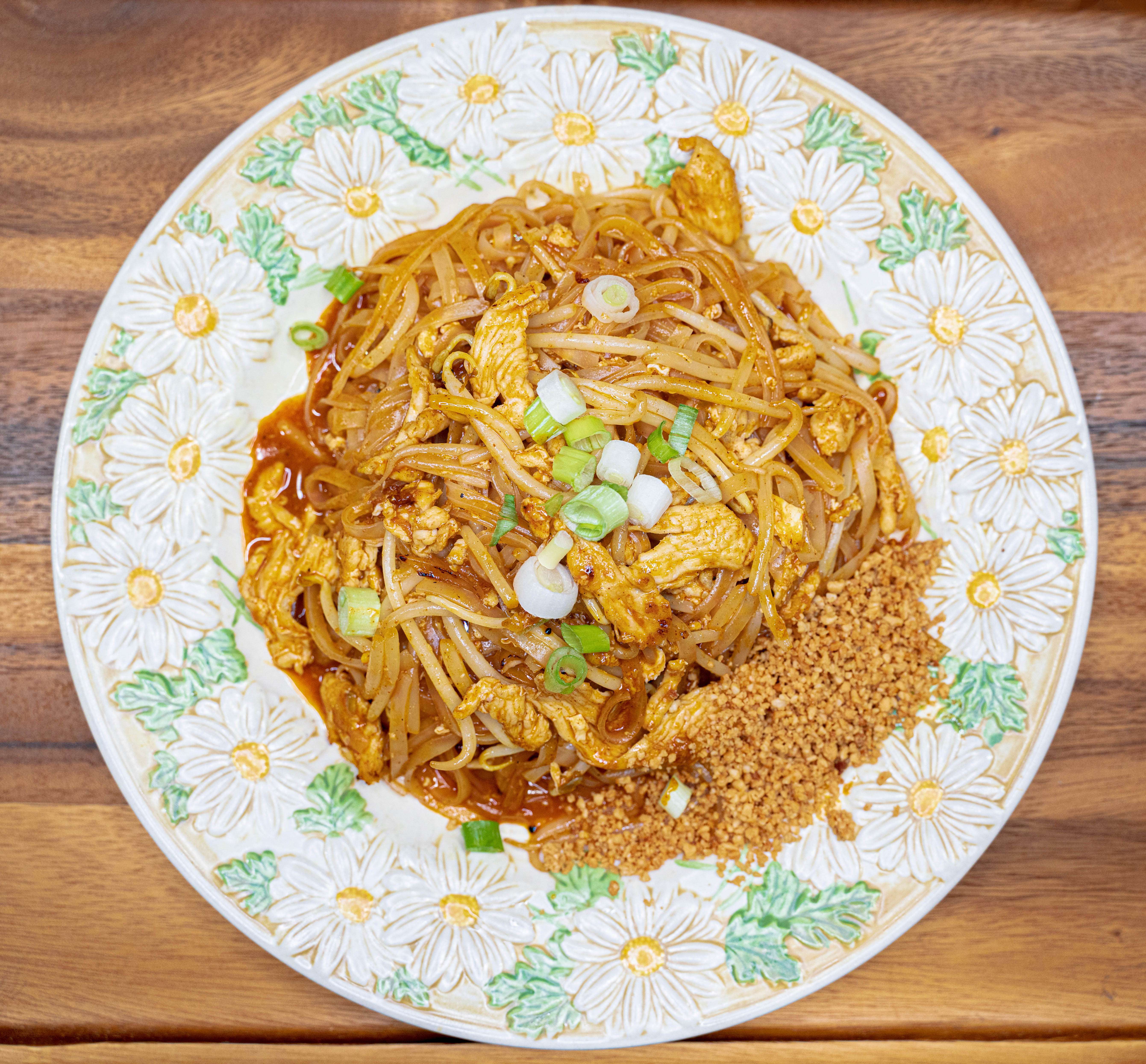 Order PHAD THAI (Choice of Meats) food online from Coco Thai Kitchen store, Los Angeles on bringmethat.com