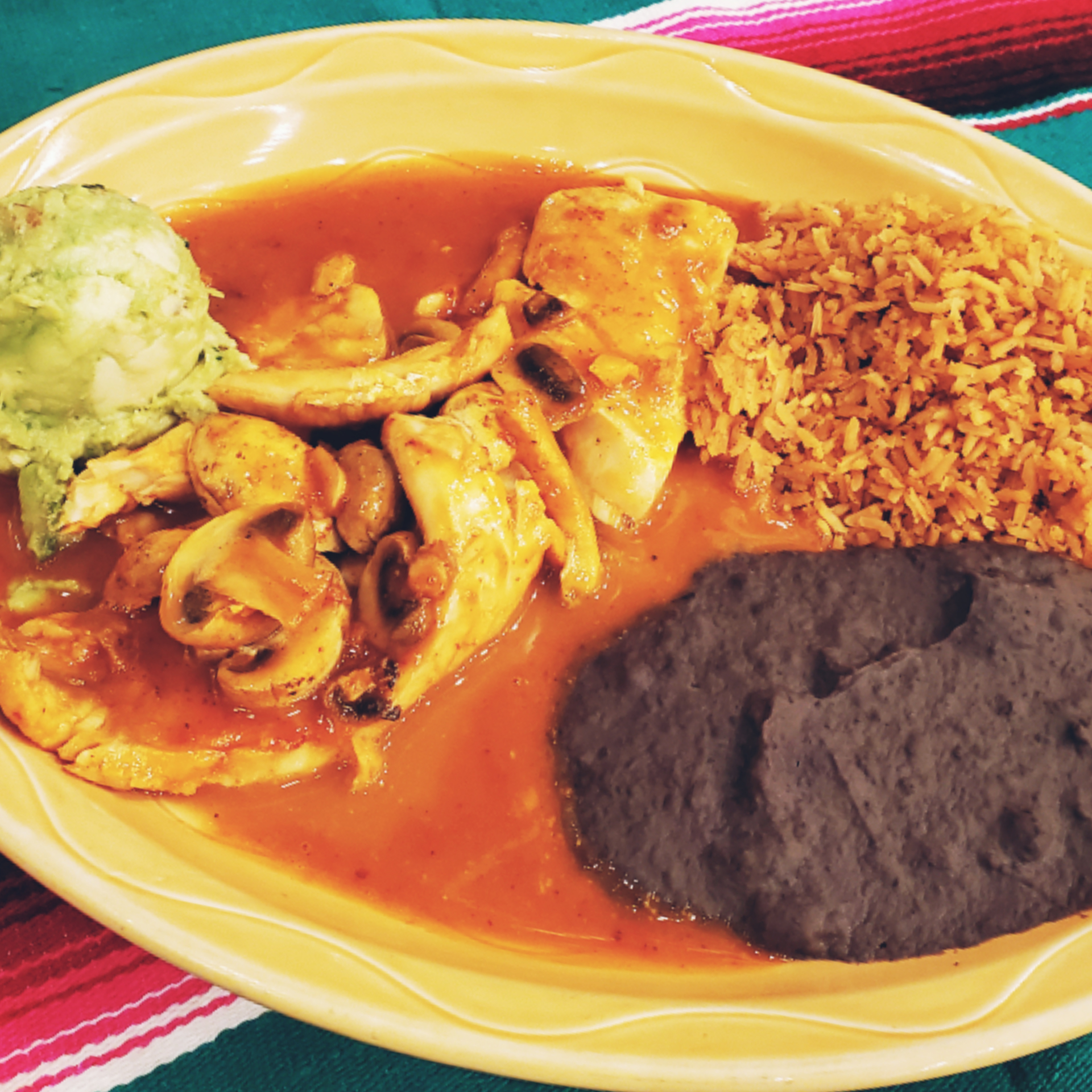 Order Pollo Chipotle  food online from Cafe Sol Azteca store, Newton on bringmethat.com