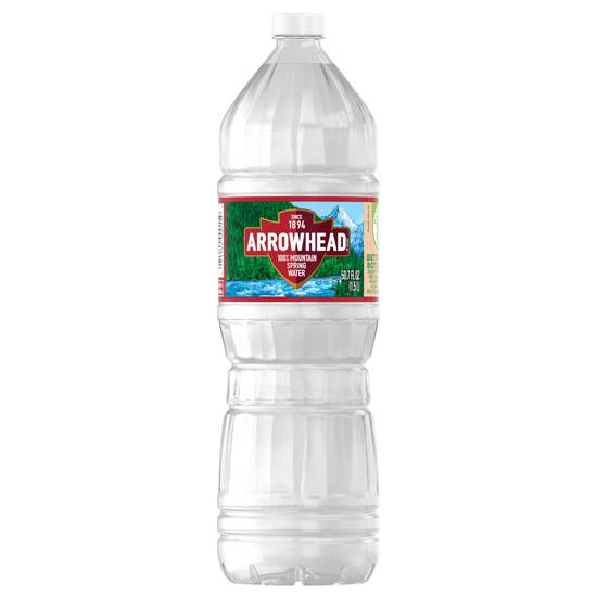 Order Arrowhead 100% Mountain Spring Water Plastic Bottle, 50.7 OZ food online from Cvs store, Temecula on bringmethat.com