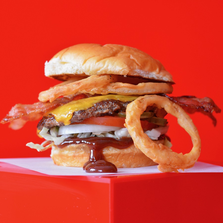 Order Super Smash BBQ Bacon Cheeseburger food online from Super Smash Burgers store, Roswell on bringmethat.com