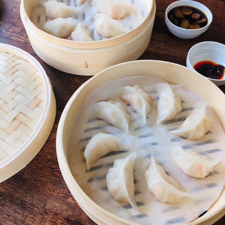 Order 8 Shrimp Dumplings food online from Yan Asian Restaurant store, Rutherford on bringmethat.com