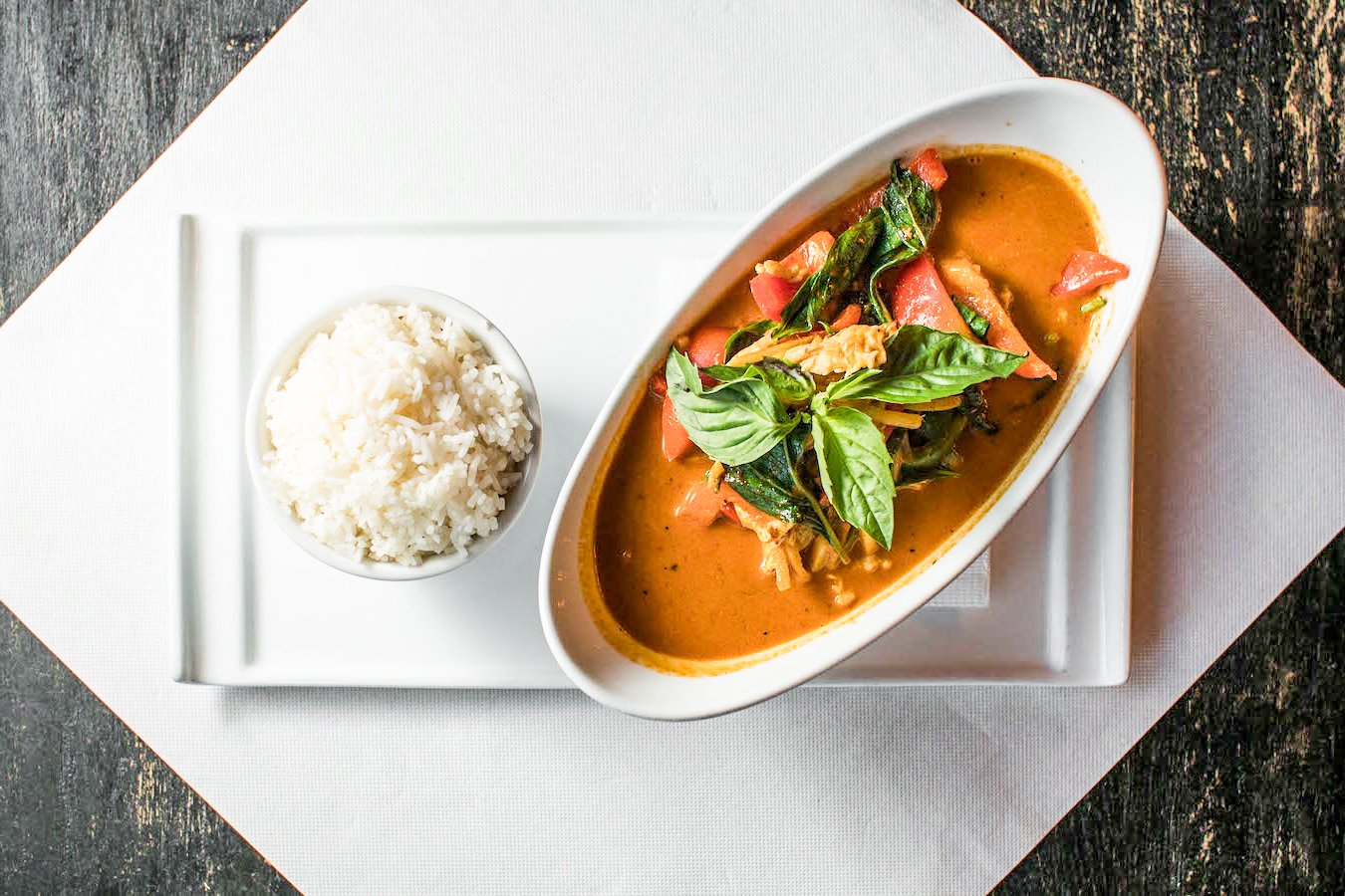 Order Red Curry  food online from Rai Lay Thai Cuisine store, Charlotte on bringmethat.com