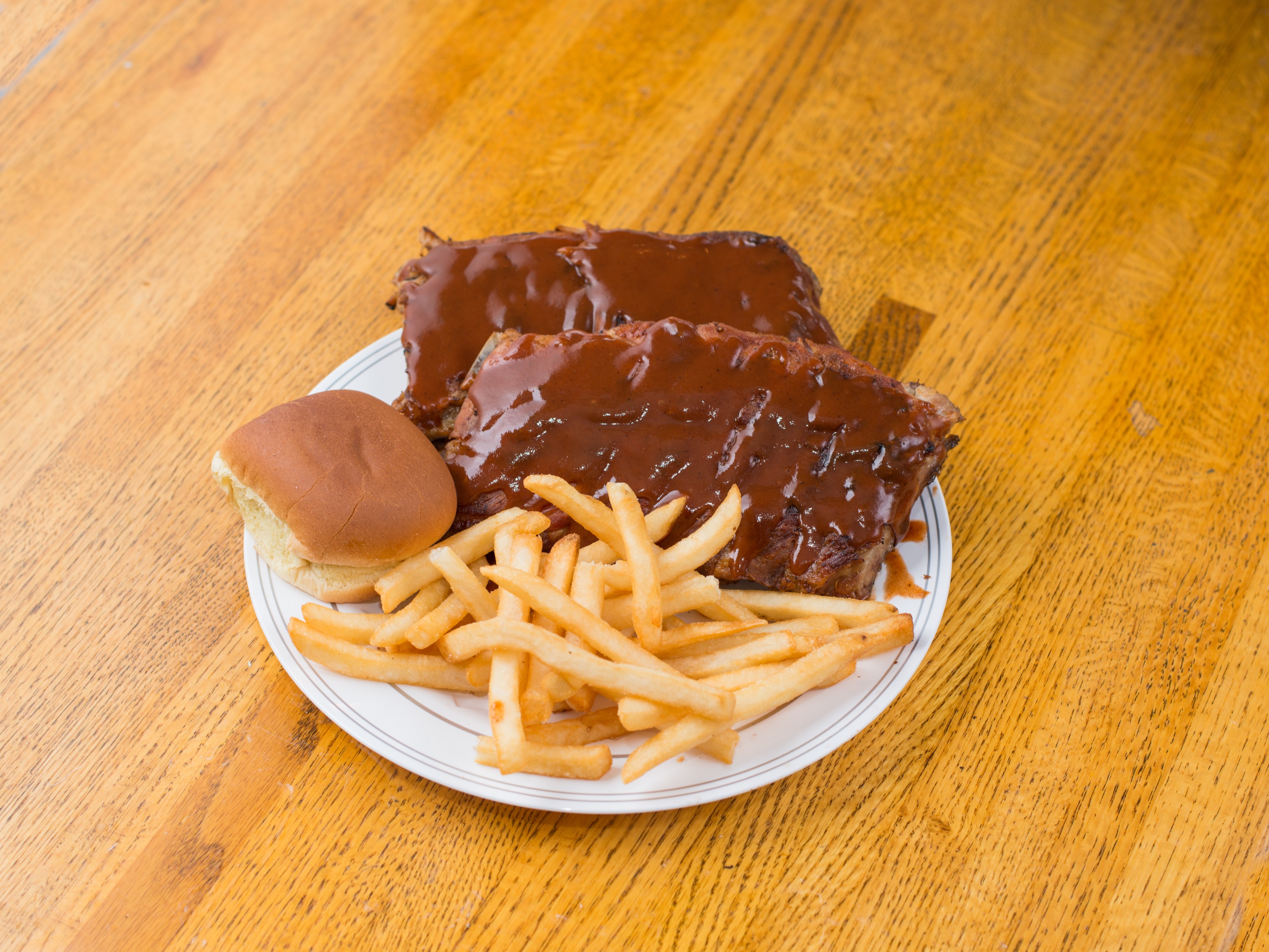 Order Full Slab BBQ Dinner food online from Russell's Barbecue store, Elmwood Park on bringmethat.com