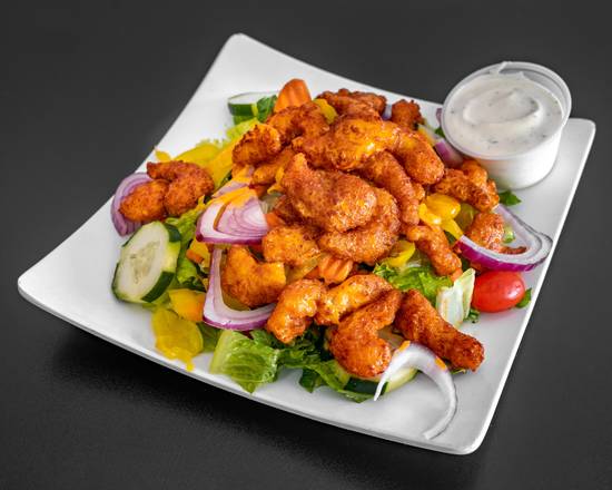 Order Buffalo Shrimp Salad food online from Wings Empire store, El Cajon on bringmethat.com