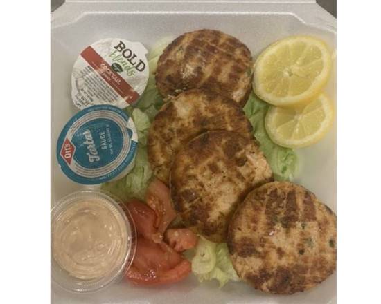 Order 3 Grilled Salmon Patty’s  food online from The Hub store, Saint Robert on bringmethat.com
