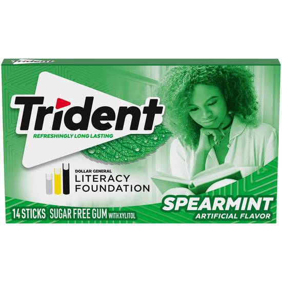 Order Trident Spearmint Sugar Free Gum, 14 ct food online from Rite Aid store, Eugene on bringmethat.com