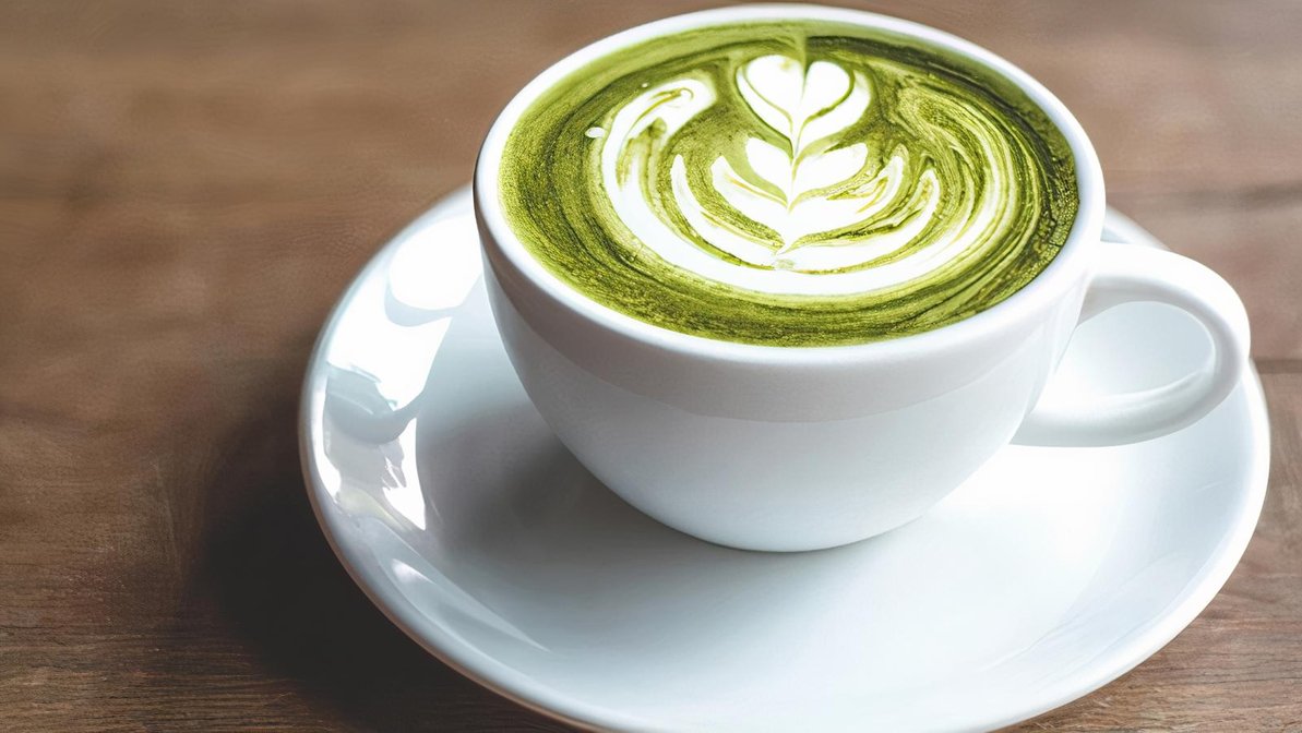 Order Matcha Latte (Hot or Cold) food online from Tasty Thai store, San Mateo on bringmethat.com