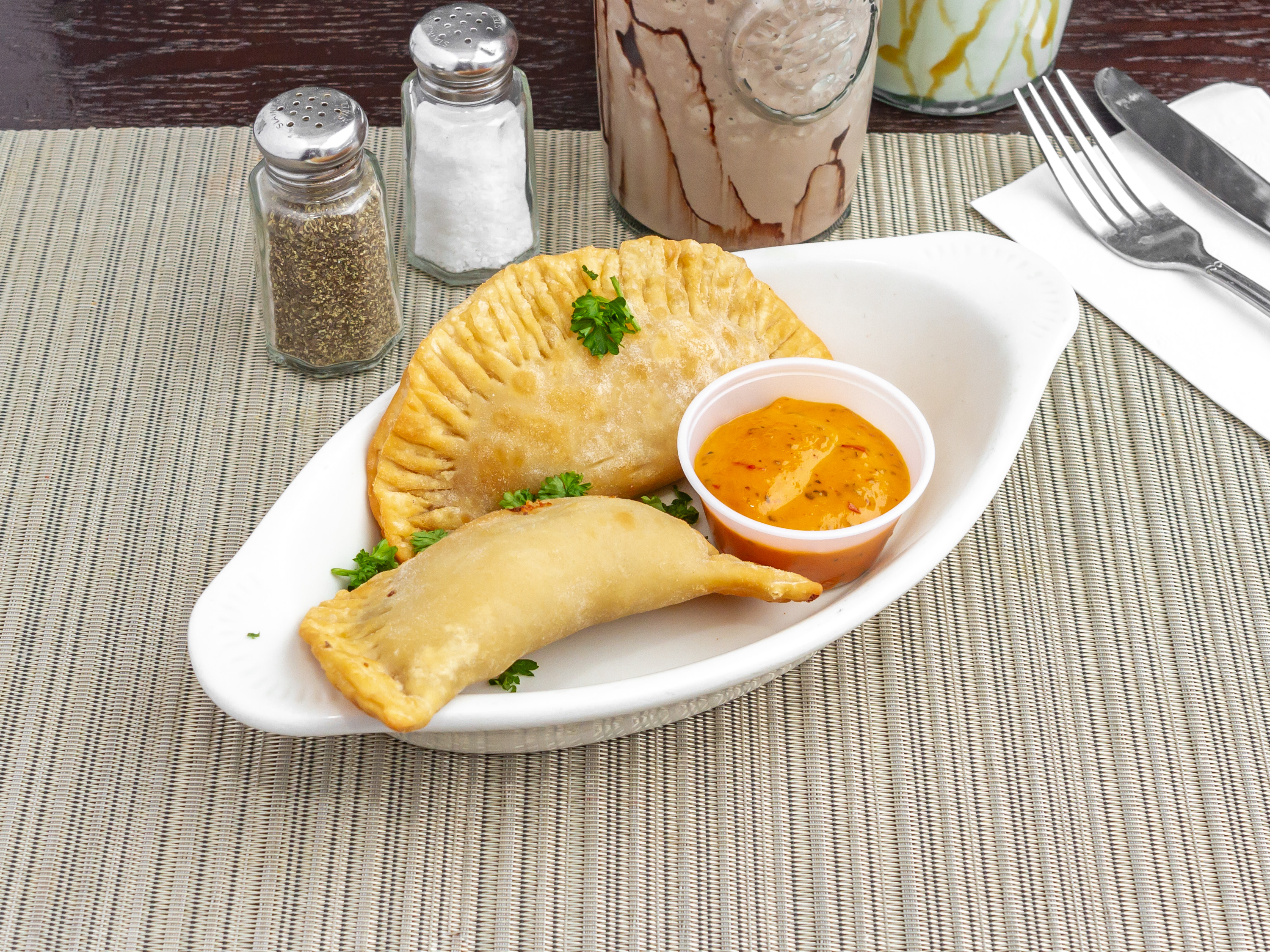 Order Beef and Cheese Empanadas food online from Burger Bound store, Newark on bringmethat.com