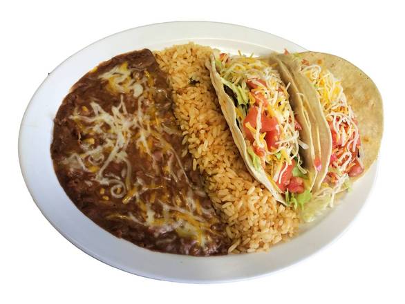 Order Soft Taco Plate food online from Angelo 6 Burger store, Upland on bringmethat.com