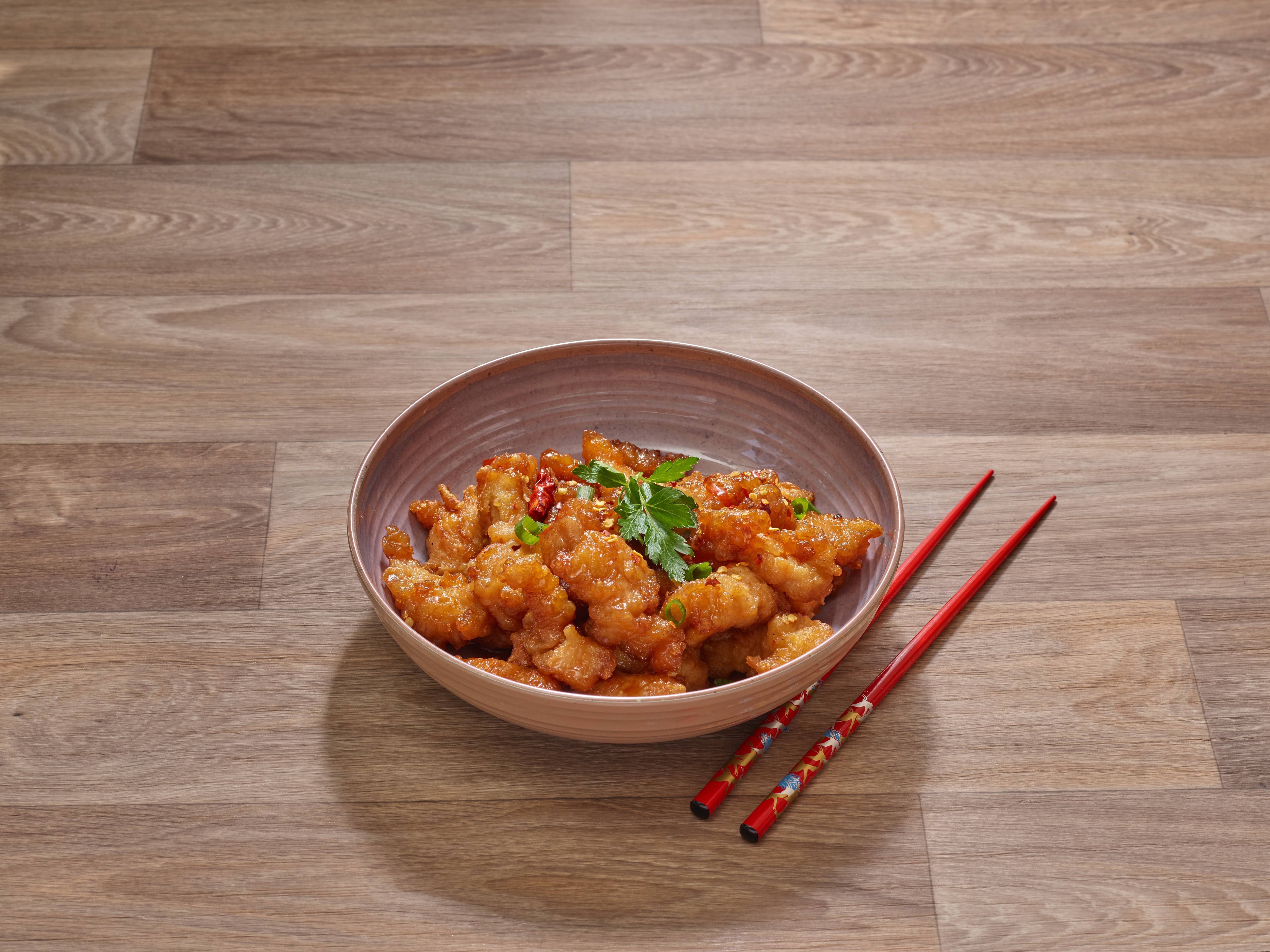 Order 154. Boneless Korean Chicken food online from Heung Yuen Restaurant store, San Francisco on bringmethat.com