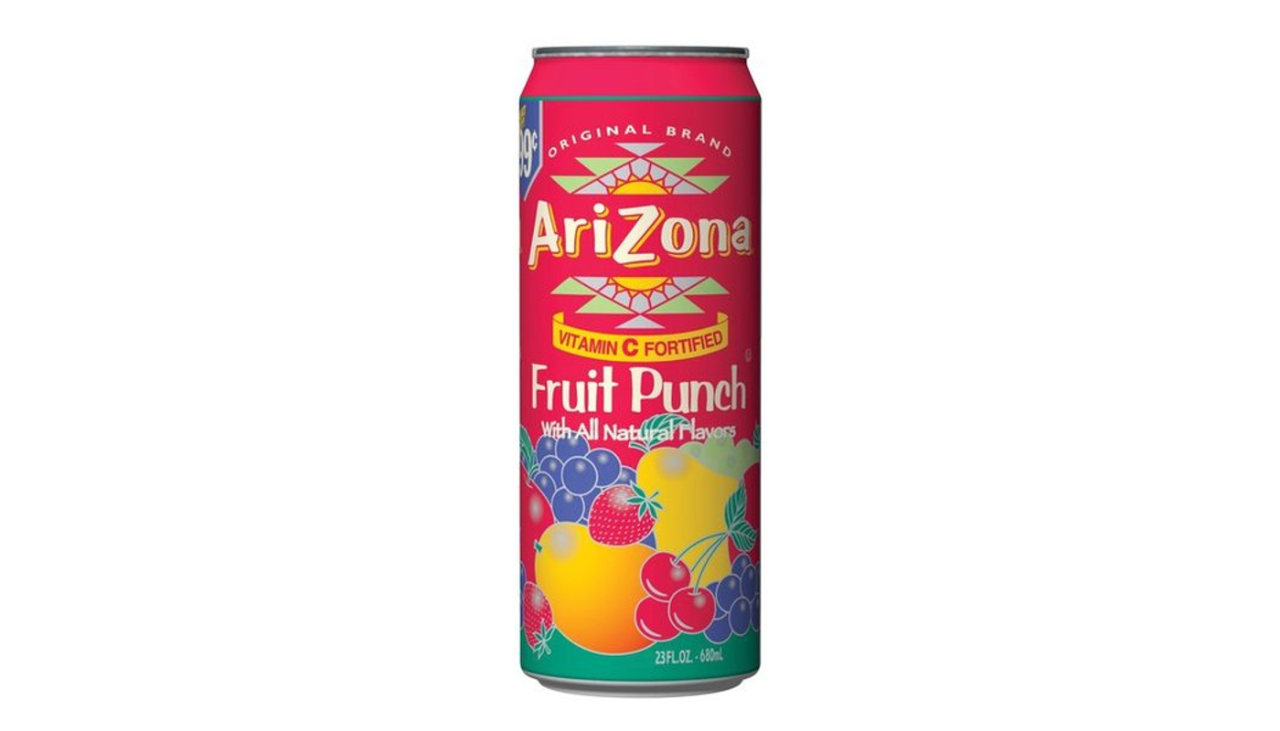 Order AriZona Fruit Punch 23Oz food online from Dimension Liquor store, Lake Forest on bringmethat.com