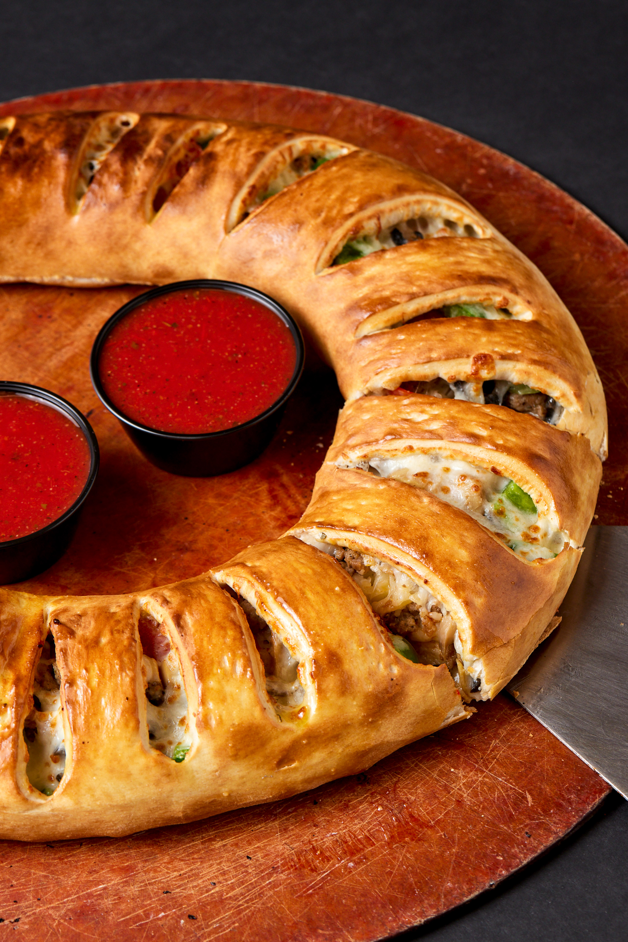 Order Supreme Calzone food online from All American Pizza store, Edmond on bringmethat.com
