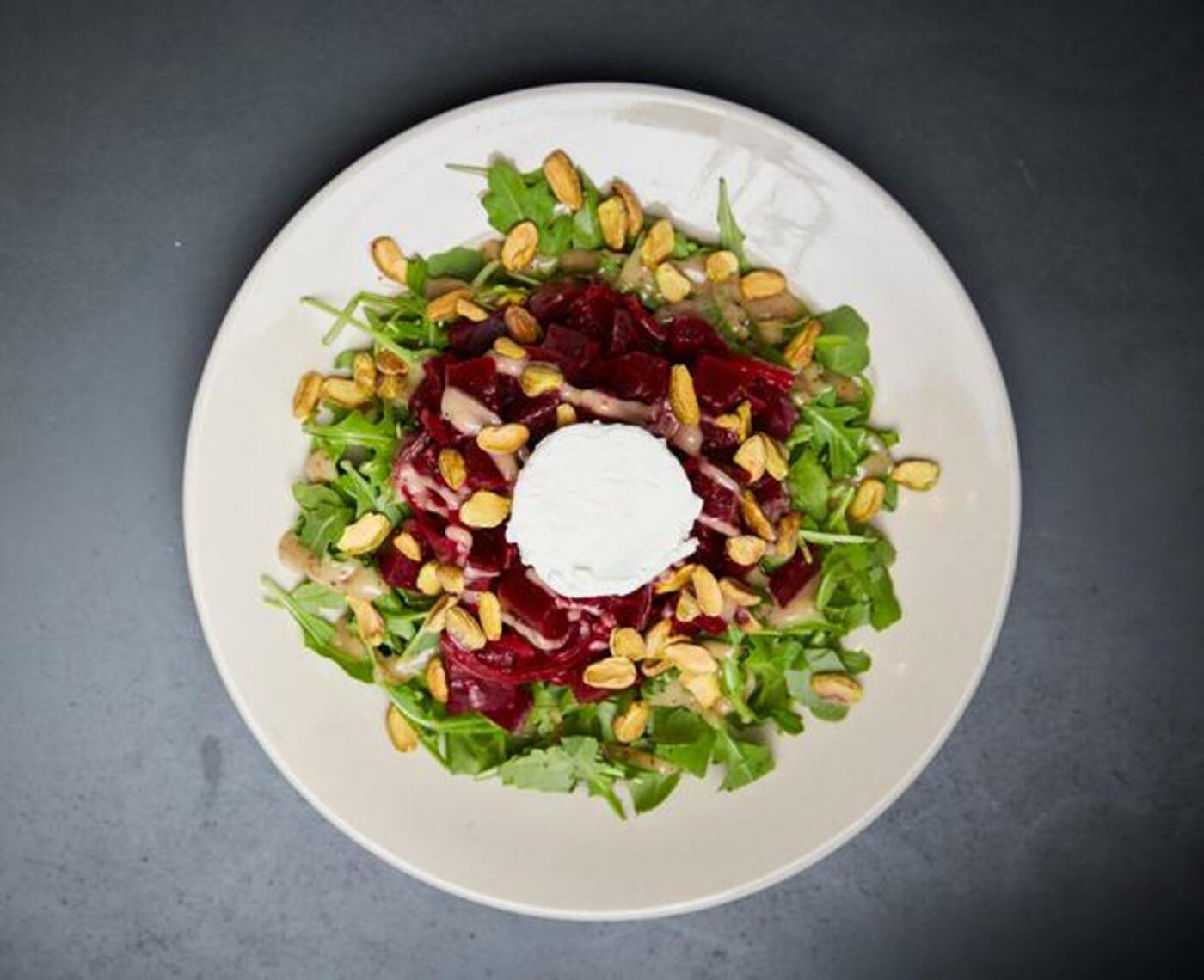 Order Beet and Goat Cheese Salad food online from Brado store, Brooklyn on bringmethat.com