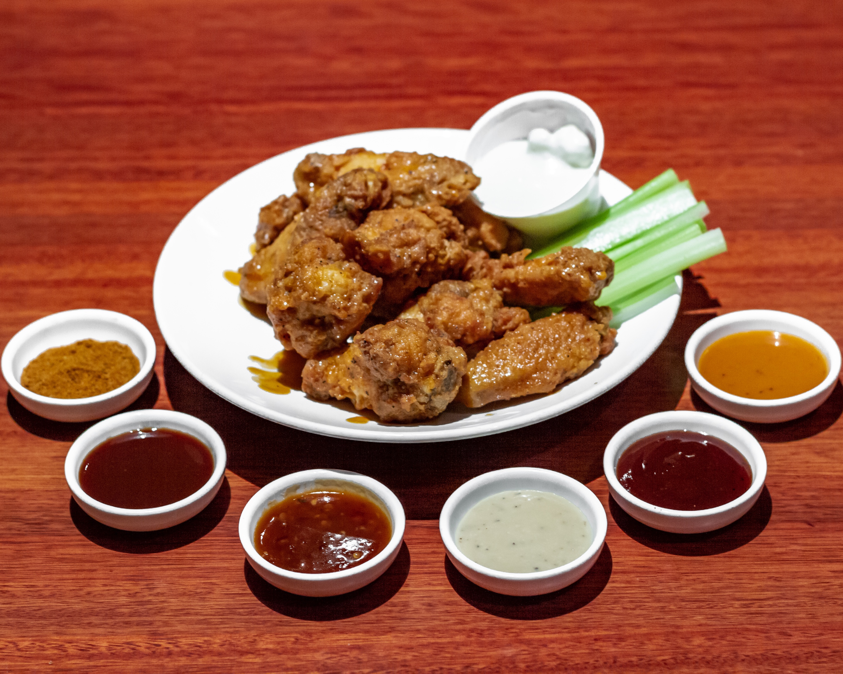 Order Traditional Buffalo Wings food online from Jimmy Bob Bbq & Wings store, Lancaster on bringmethat.com