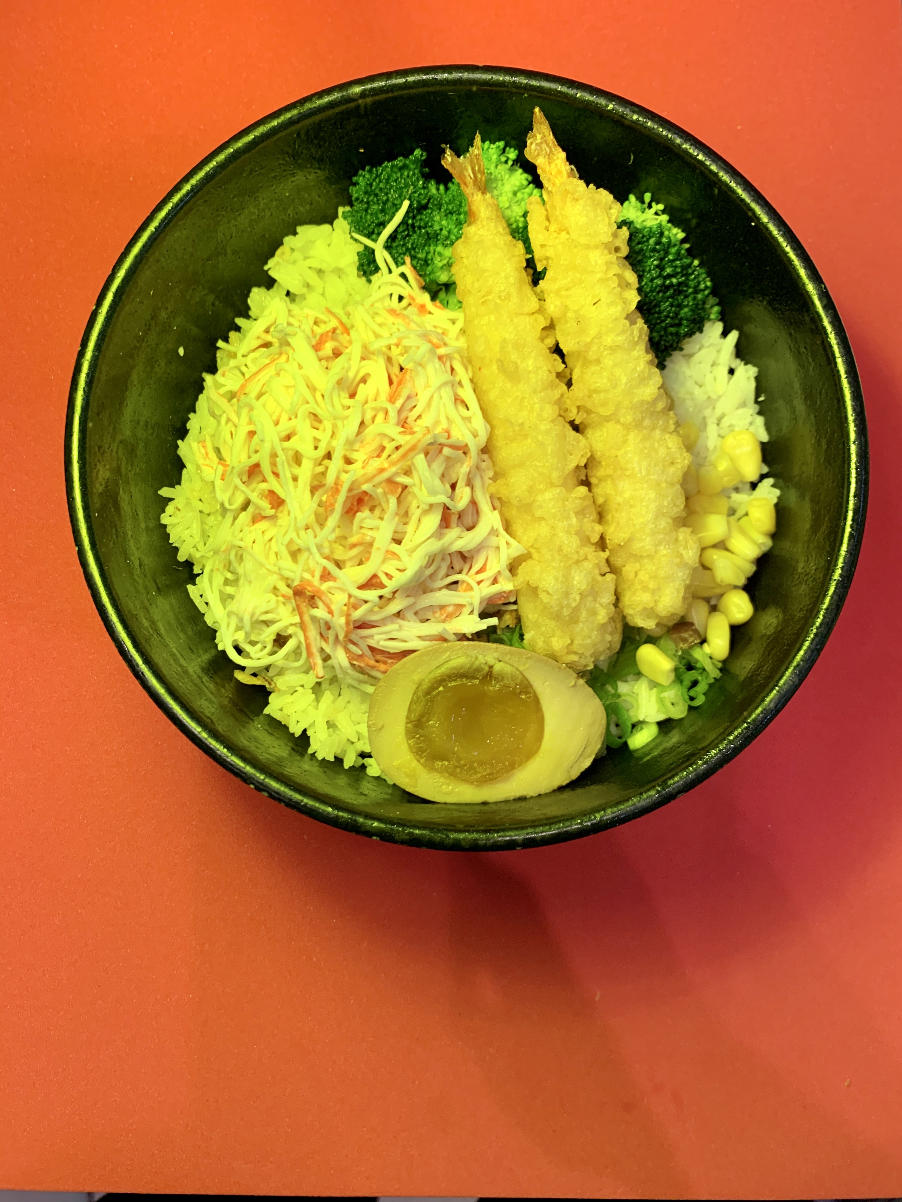 Order Tempura Shrimp and Kani Rice Bowl food online from Poke N Ramen 360 store, Hanover on bringmethat.com