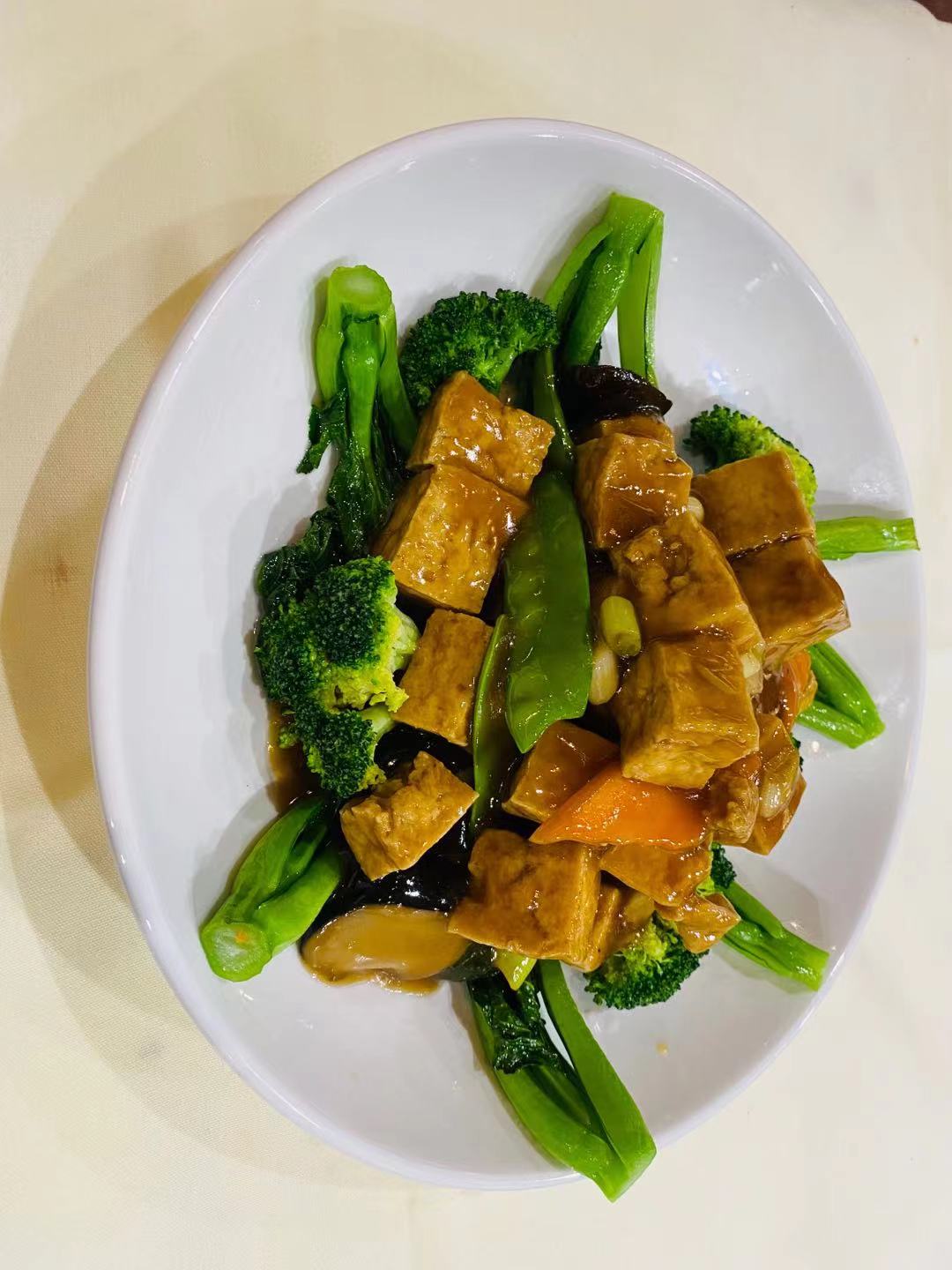 Order V9. Braised tofu food online from Wei Buford store, Buford on bringmethat.com