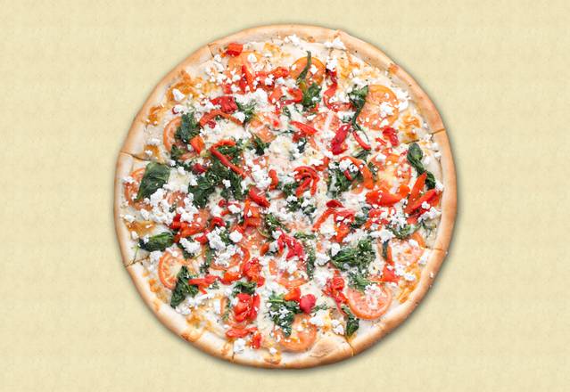 Order Mediterranean Pizza food online from Pizza Express store, Albany on bringmethat.com