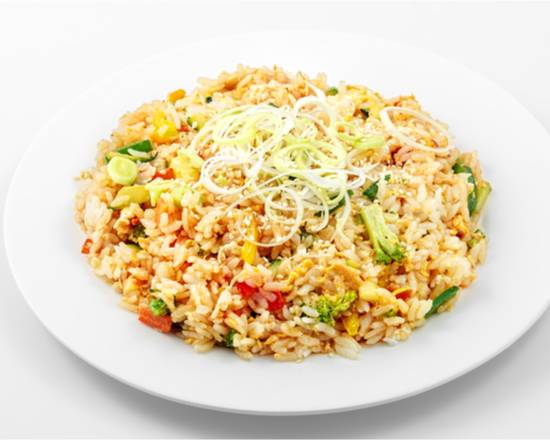 Order Fried Veggie Rice food online from Vegetarian Indian Cafe store, Santa Clara on bringmethat.com