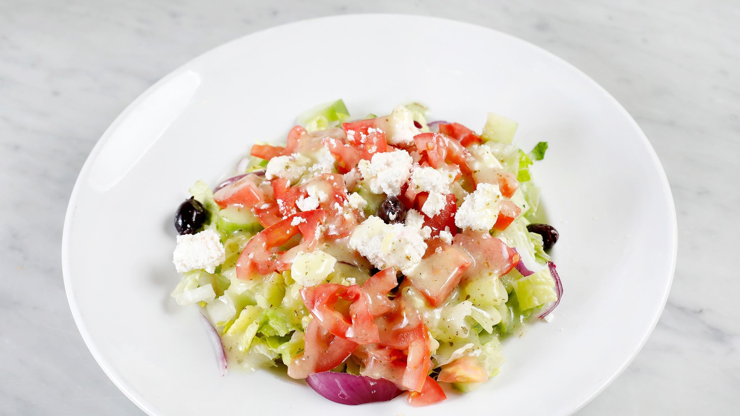 Order Greek Salad food online from Greek Bistro store, San Francisco on bringmethat.com