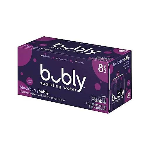 Order Bubly Blackberry Sparkling Water (8PK 12 OZ) 127918 food online from Bevmo! store, Chico on bringmethat.com