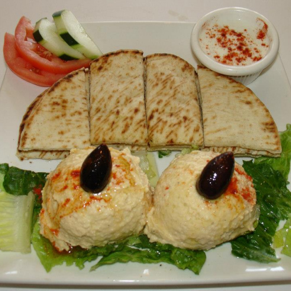 Order Hummus food online from Mediterranean cafe store, San Diego on bringmethat.com