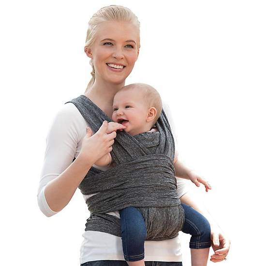 Order Boppy® ComfyFit® Baby Carrier in Heather Grey food online from Bed Bath & Beyond store, Lancaster on bringmethat.com