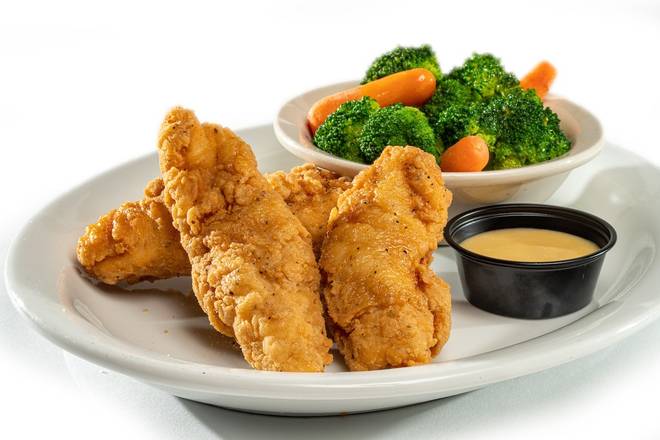 Order Crispy Chicken Tenders (3 pieces) food online from Glory Days Grill store, Hunter Mill on bringmethat.com