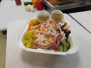 Order Carmichael Salad food online from Hogie House - E. Speedway store, Tucson on bringmethat.com