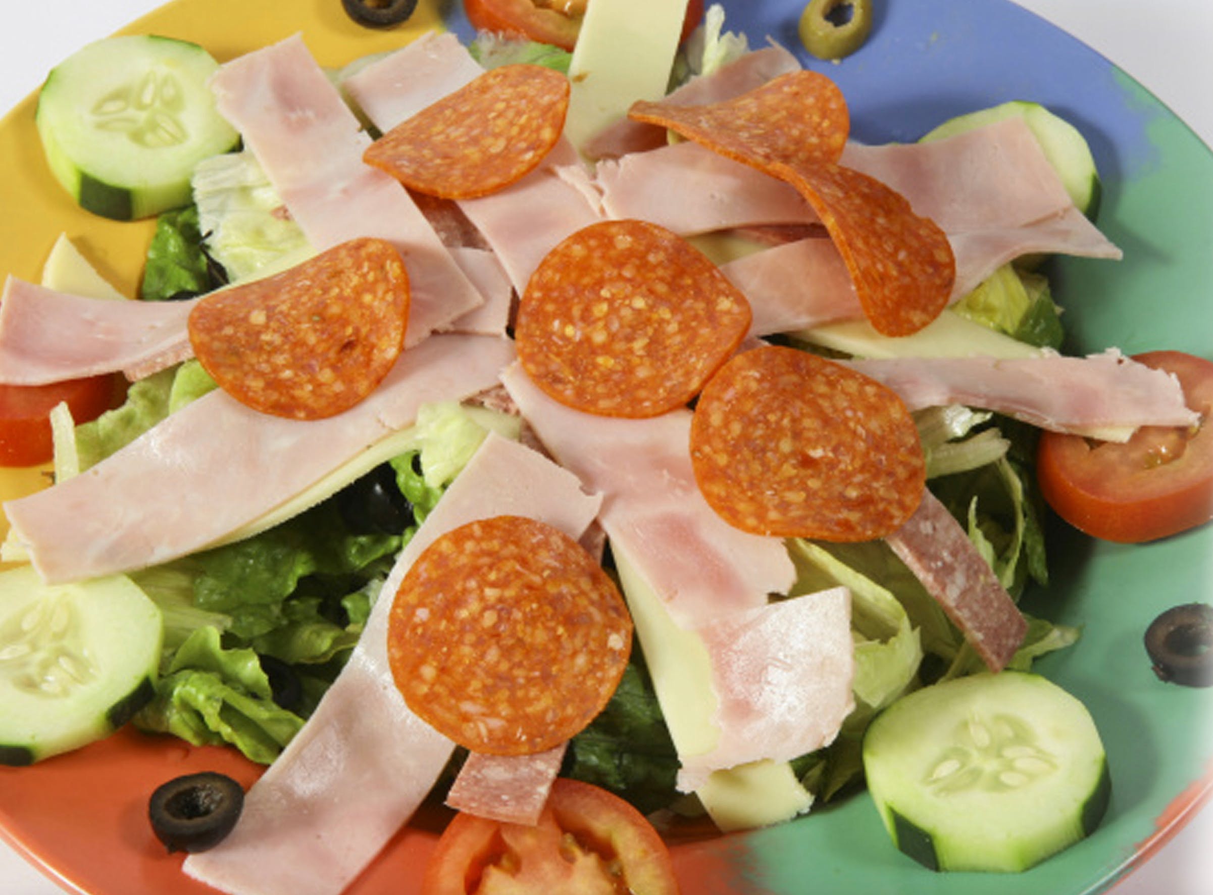 Order Antipasto Combo Salad - Salad food online from Napoli Pizza & Pasta store, Houston on bringmethat.com
