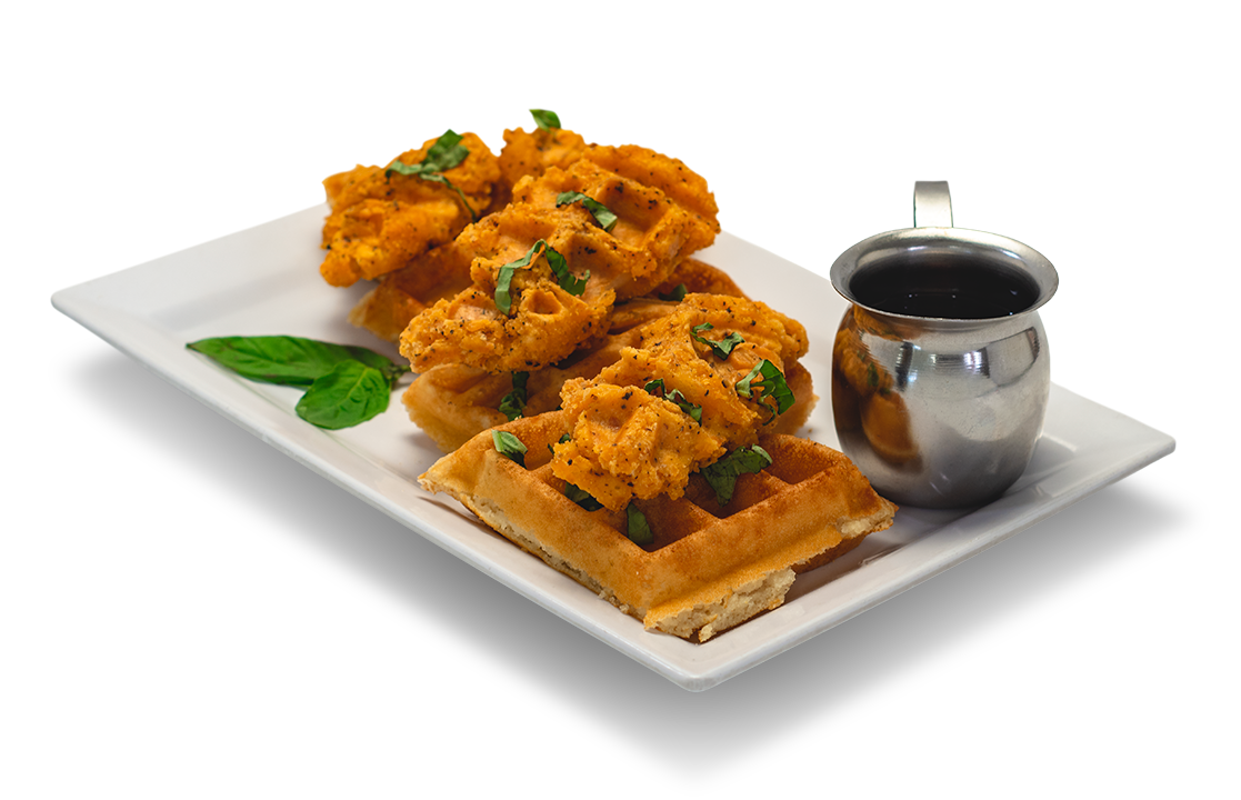 Order Chicken n' Waffles food online from Just Love Coffee Cafe - Murfreesboro West store, Murfreesboro on bringmethat.com