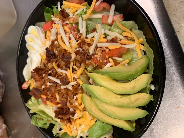 Order Cobb Salad w/ Dressing of Choice food online from Across The Street Pub store, Albany on bringmethat.com