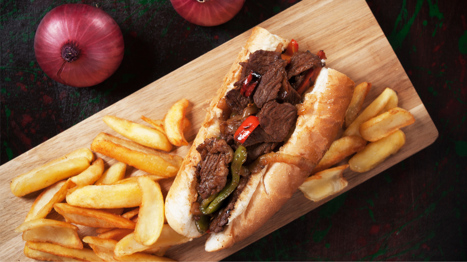 Order Classic Philly Cheesesteak Sandwich food online from Chief Cheesesteaks store, Arlington on bringmethat.com