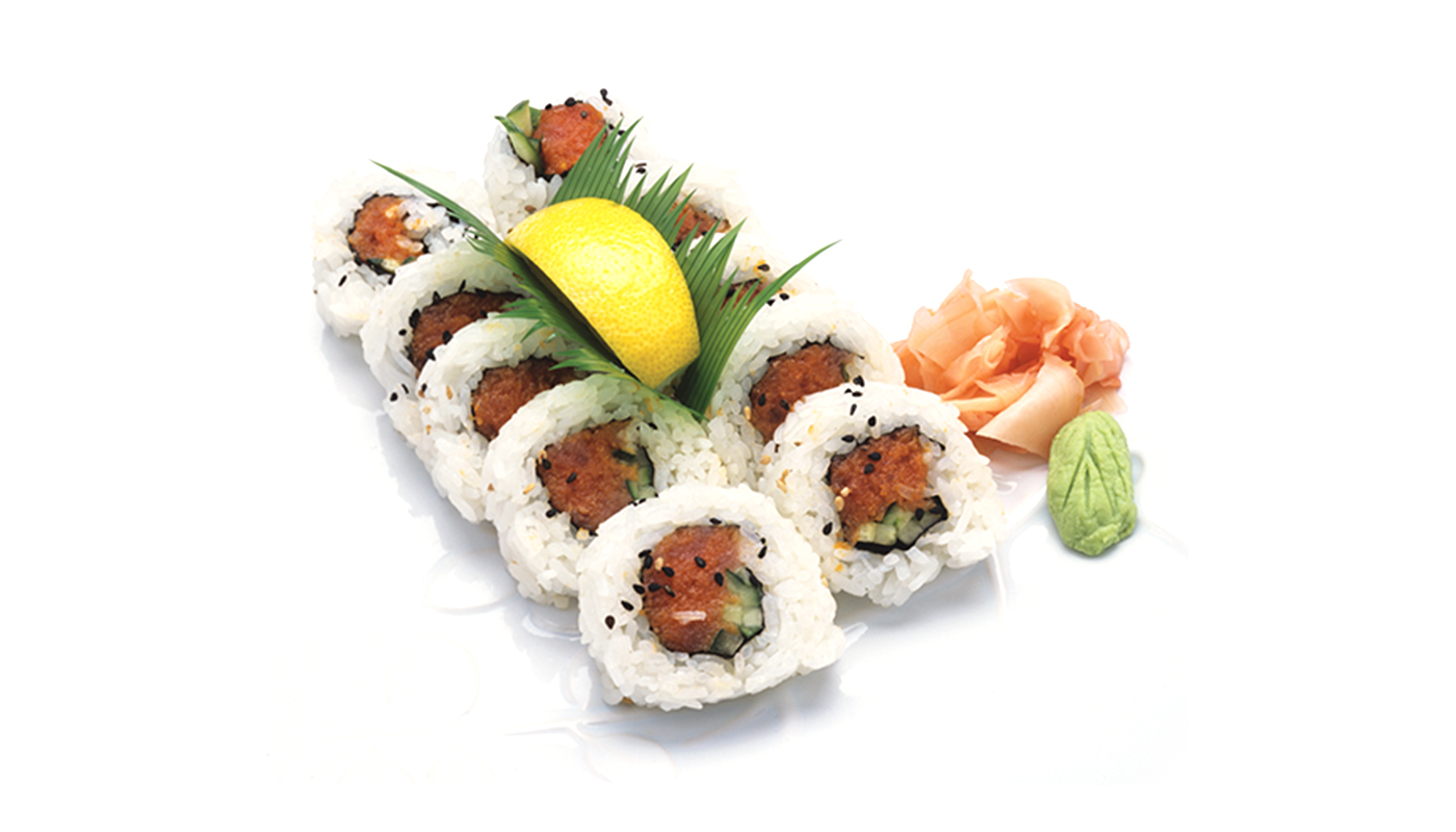 Order D3. Spicy Tuna Roll food online from Teri Teri Japanese Restaurant store, Union City on bringmethat.com