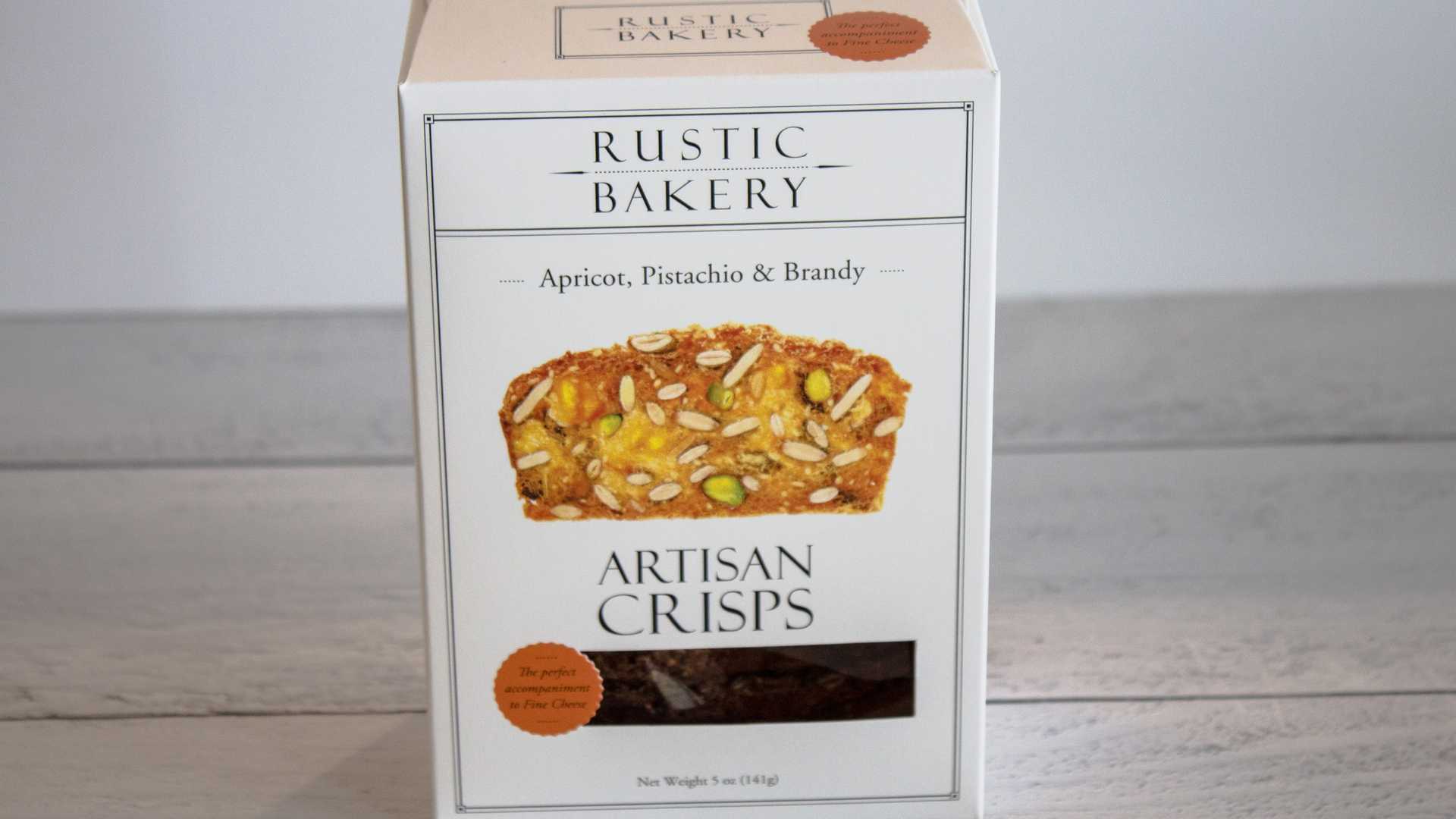 Order Apricot, Pistachio, and Brandy Artisan Crisps food online from Rustic Bakery store, Novato on bringmethat.com