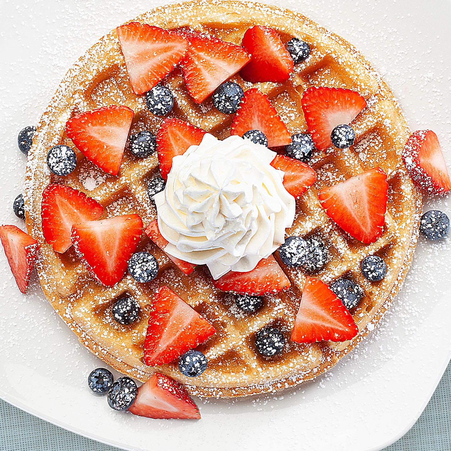 Order Berry Berry Belgian Waffle food online from Jimmy's Egg store, Omaha on bringmethat.com