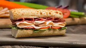 Order 5. Turkey and  Salami Sandwich Regular food online from Sourdough & Co store, Manteca on bringmethat.com