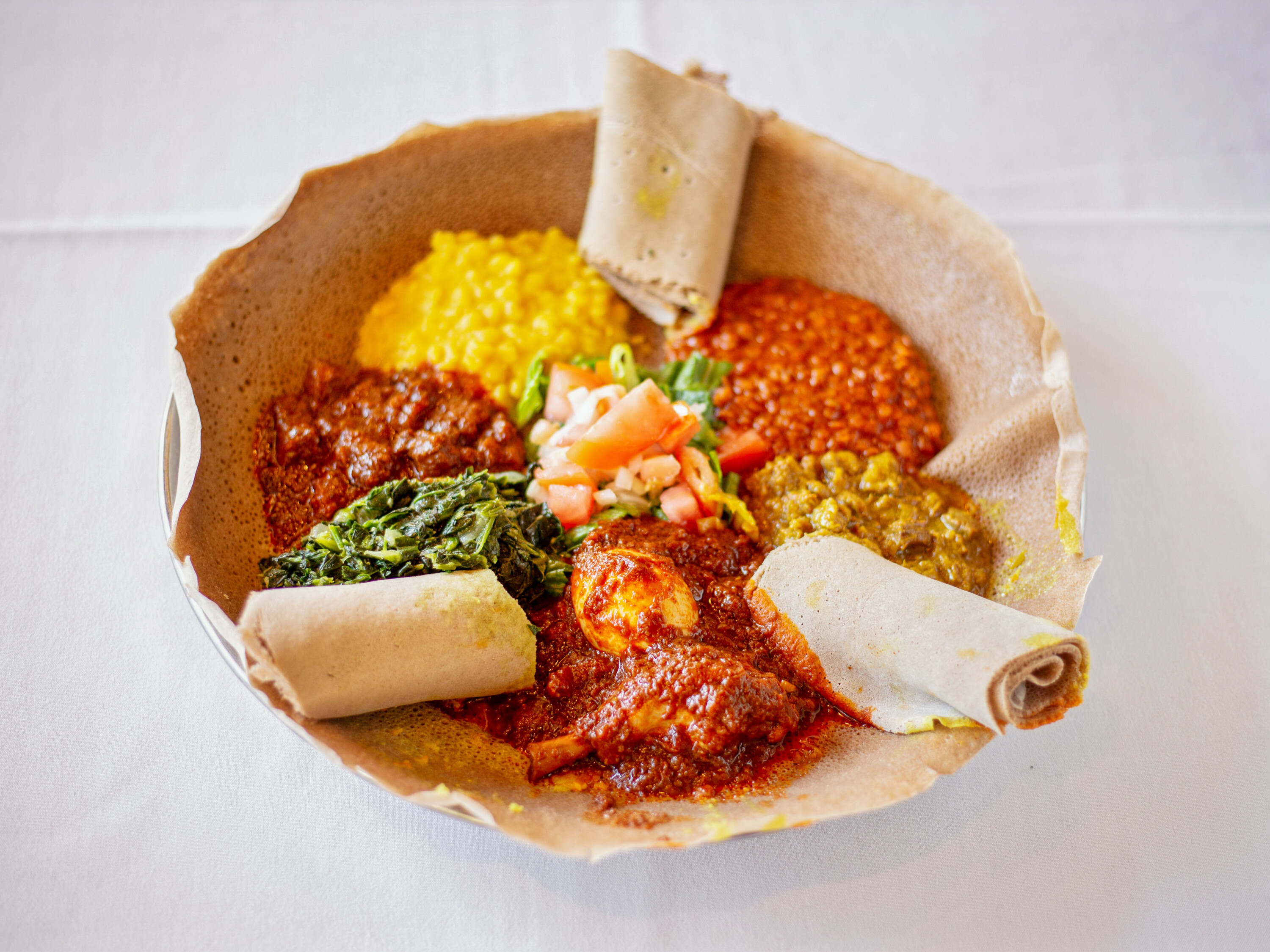 Order E2. Meat Sampler for 1 Person food online from Ethiopia Diamond Restaurant store, Chicago on bringmethat.com