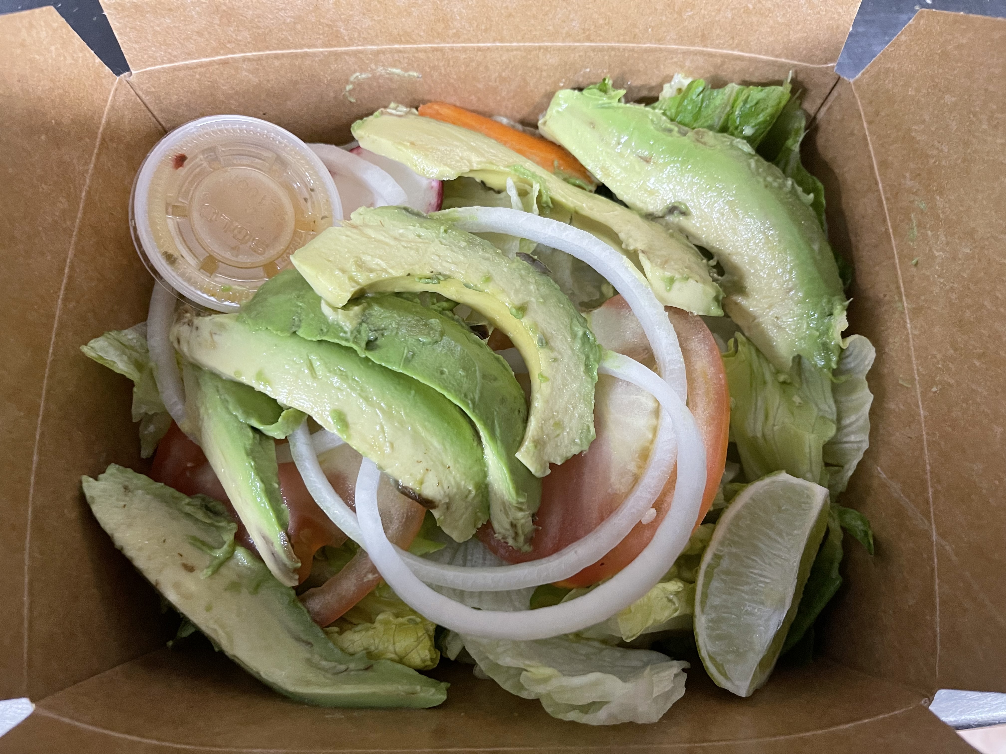 Order Avocado Salad food online from Little Mexican Cafe store, New Rochelle on bringmethat.com