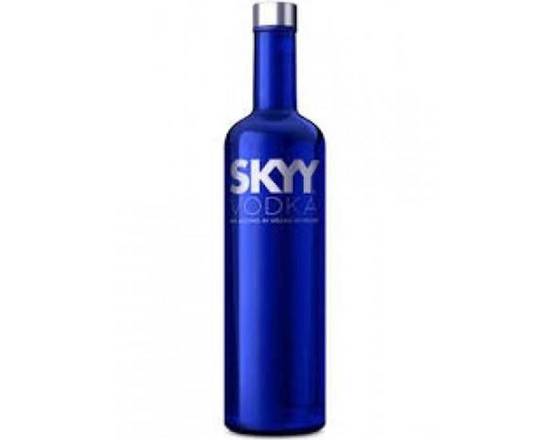 Order Skyy, 750mL vodka (40.0% ABV) food online from Pit Stop Liquor Mart store, El Monte on bringmethat.com