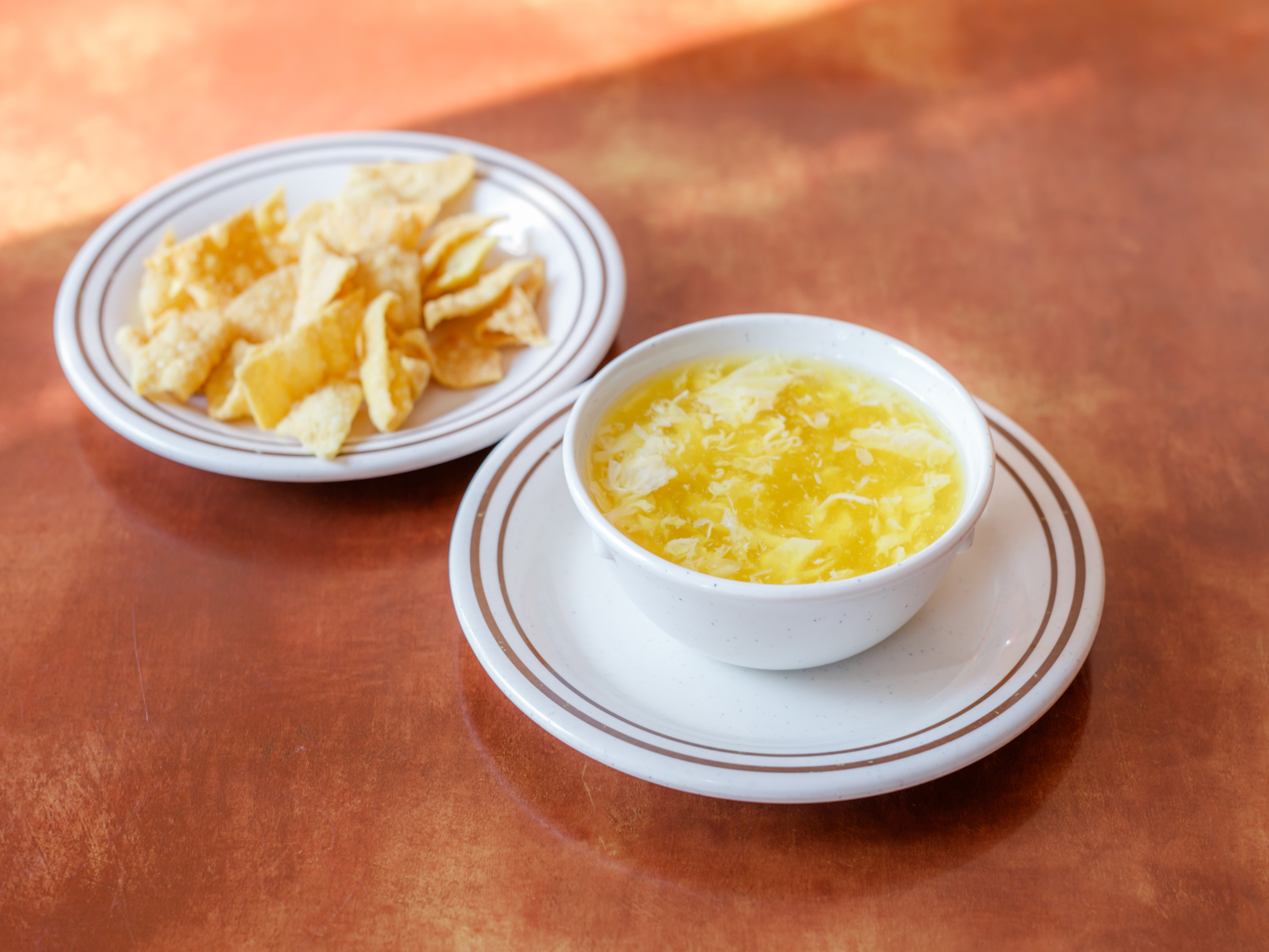 Order SO1. Egg Drop Soup food online from China Garden store, Auburn on bringmethat.com