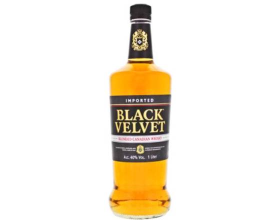 Order Black Velvet Blended Canadian Whiskey food online from Plaza Liquor store, Jurupa Valley on bringmethat.com