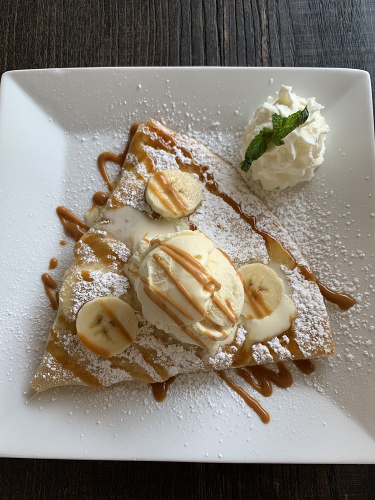 Order Bananas Foster Crepe food online from Coco Crepes Waffles & Coffee store, Spring on bringmethat.com