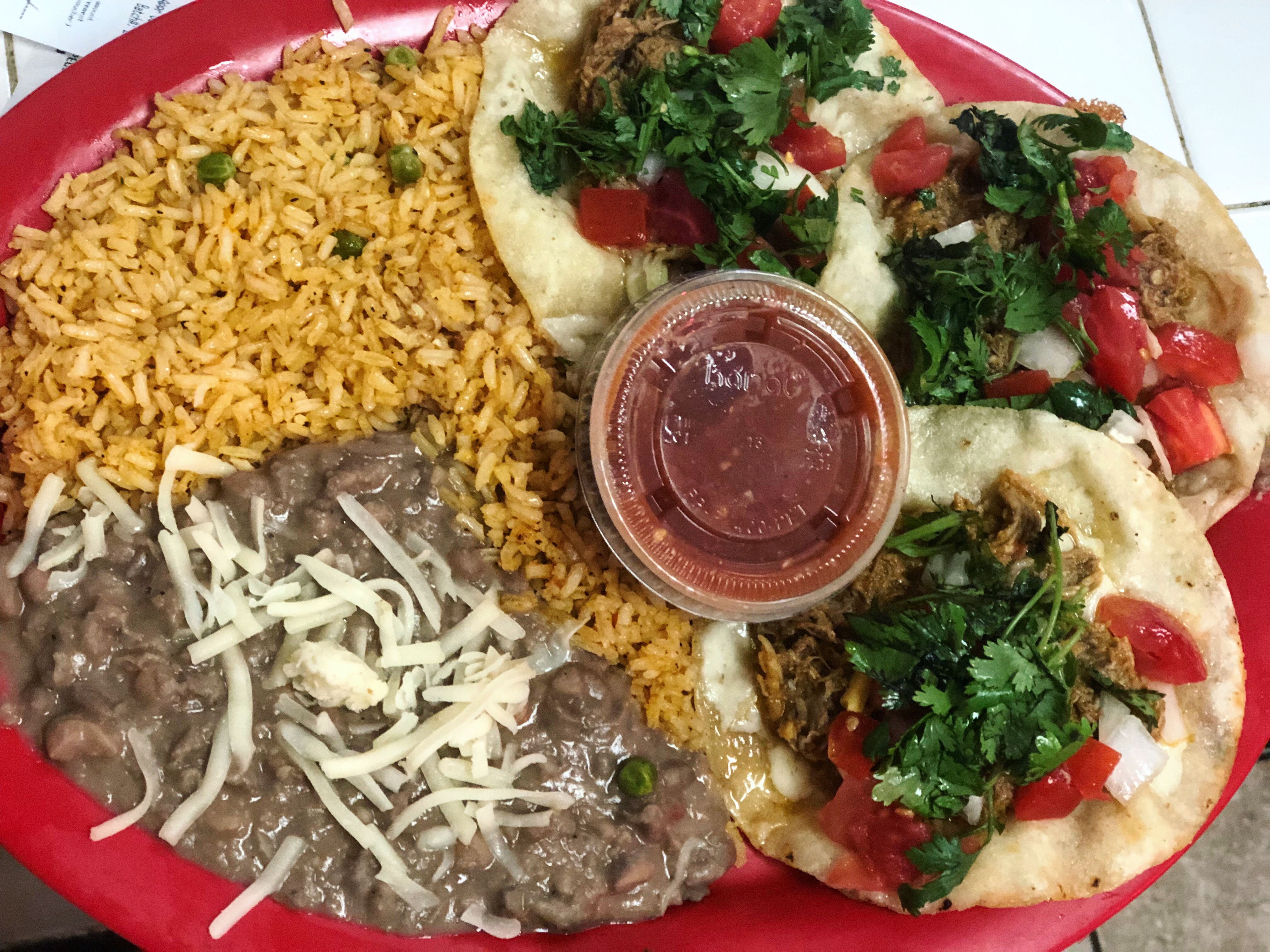 Order Trini's Street Taco Dinner food online from Trini Mexican Carry Out store, New Baltimore on bringmethat.com