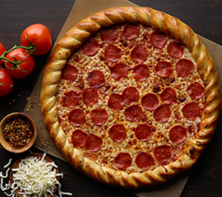 Order Extra Large Pepperoni Pizza food online from Pj Fresh store, Vandalia on bringmethat.com
