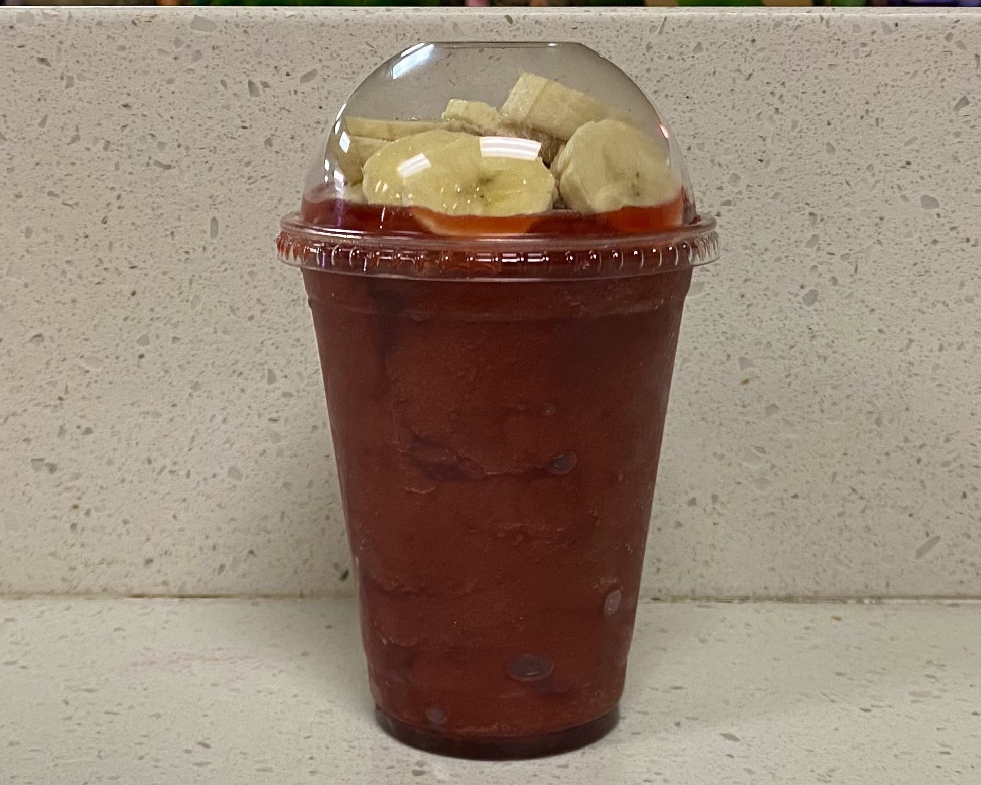 Order Strawberry Banana Smoothie food online from Iced Coffee And Smoothie Bar store, Lancaster on bringmethat.com