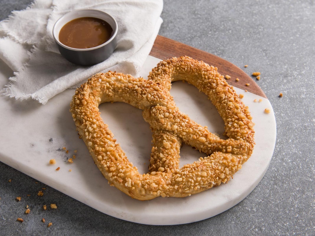 Order Sweet Almond Pretzel food online from Auntie Anne's store, Mebane on bringmethat.com