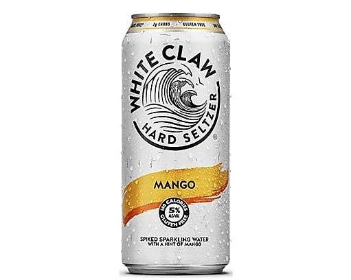 Order White Claw Hard Seltzer Mango (19.2OZ CAN) 5% ALC/VOL food online from Pit Stop Liquor Mart store, El Monte on bringmethat.com