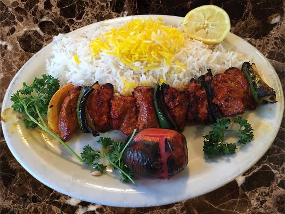 Order Shish Kabab شیش کباب food online from Kourosh Restaurant store, Woodland Hills on bringmethat.com