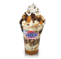 Order 2.5 oz. Snickers Layered Sundae  food online from Baskin-Robbins store, Nampa on bringmethat.com
