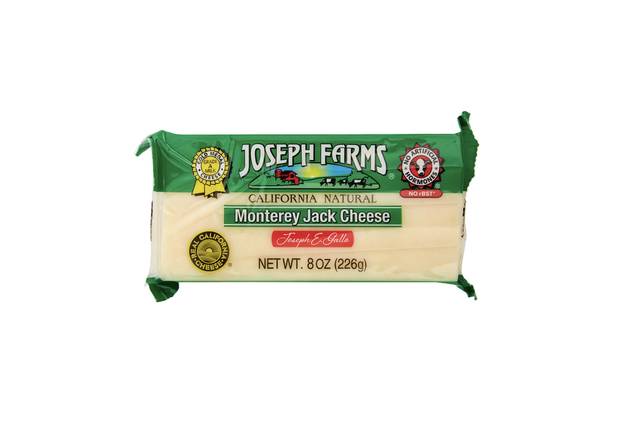 Order Joseph Farms Monterey Jack Cheese - 8 oz block food online from Loma Mini Market store, Long Beach on bringmethat.com